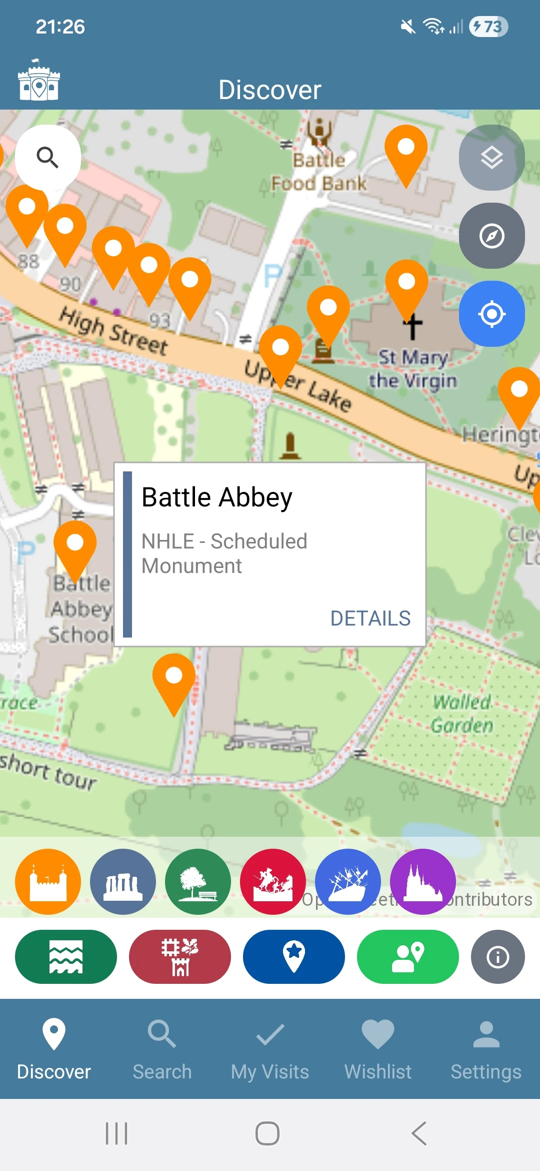 The National Heritage List for England screenshot